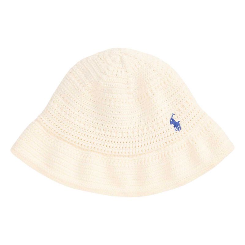 Polo Ralph Lauren Crocheted Cotton Bucket Hat image number 0